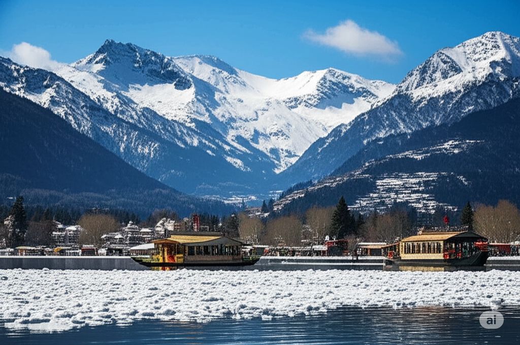 Dal Lake Winter