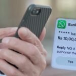 Fake WhatsApp bank alert saying Rs 10,00,000 debited with a Reply NO button, part of the WhatsApp bank alert scam