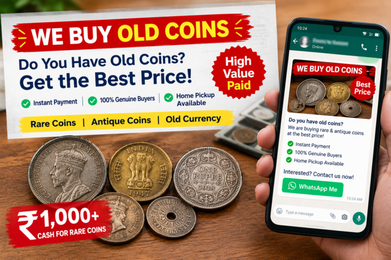 Old Coin Buyer Scam in India: How ‘Rare ₹1 Note’ Offers Steal Your KYC