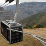 Wings of Tatev ropeway cabin above the gorge on a Tatev day trip from Yerevan